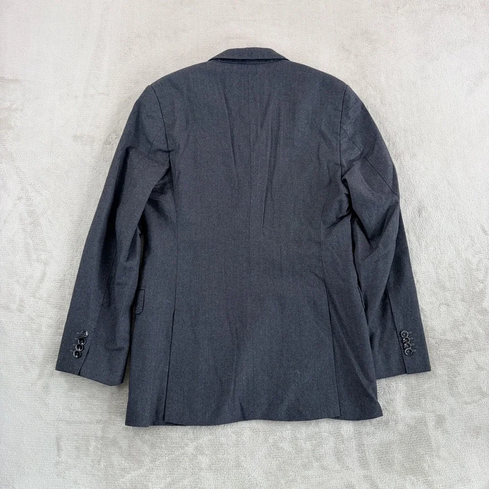 Hugo Boss Sport Coat Blazer in Grey Lanificio Tesse Biella Wool Men 38R Desinger